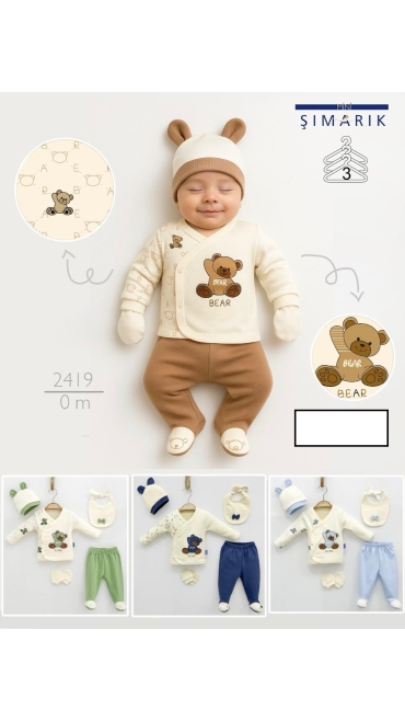 compleu bebe 0 luni 3/set