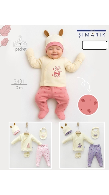 compleu bebe 0 luni 3/set