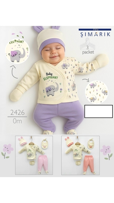 compleu bebe 0 luni 3/set