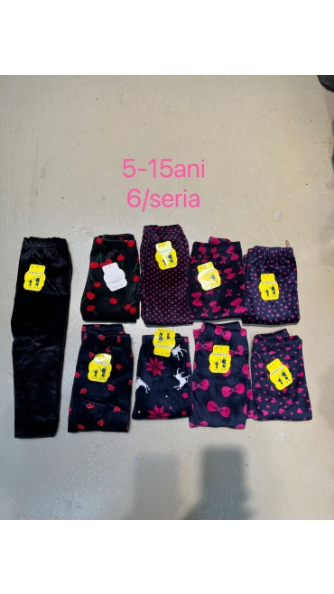 pantaloni copii 5-15 ani 6/set