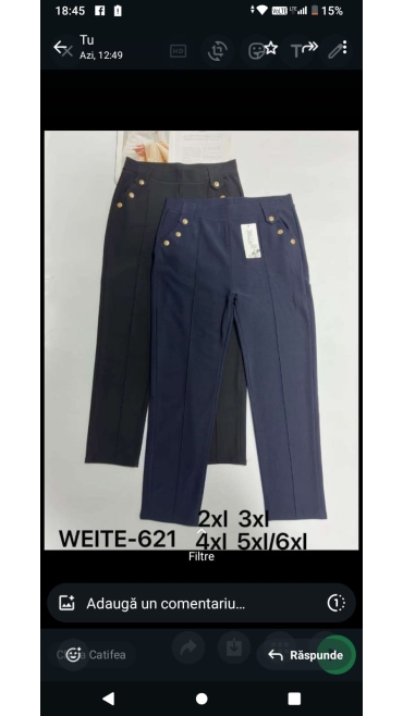 pantaloni blana dama 2xl-7xl 6/set