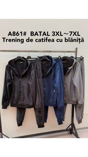 trening barbati catifea blanita 3xl-7xl 5/set