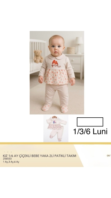 compleu bebe 1-6 luni 3/set