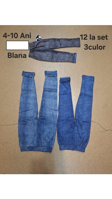 pantaloni copii blana 4-10 ani 12/set