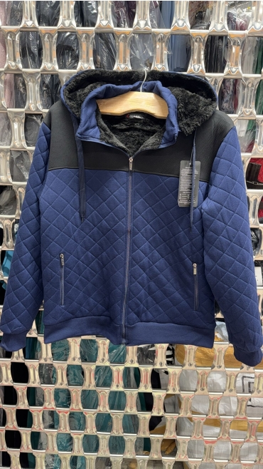 hanorac barbati blana m-3xl bleumarin/negru/gri 5/set