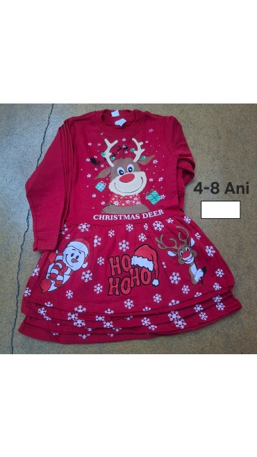 rochie fete craciun 4-8 ani 5/set