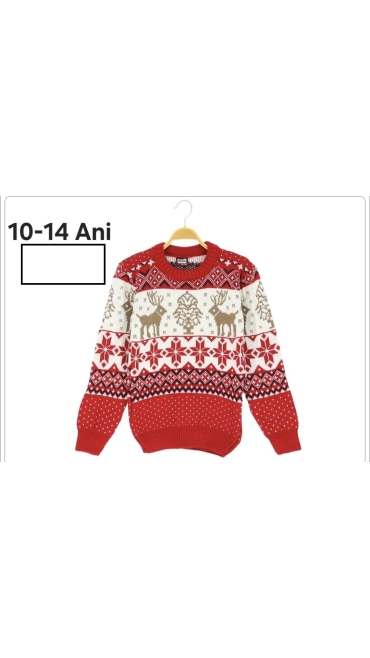 pulover craciun 10-14 ani 5/set