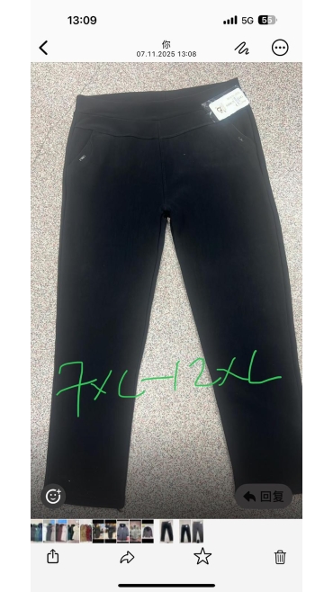 pantaloni dama blana 7xl-12xl 6/set