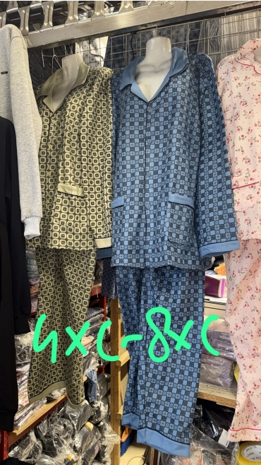 pijama barbati groasa 4xl-8xl 5/set