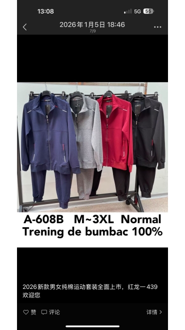 trening barbati m-3xl 5/set