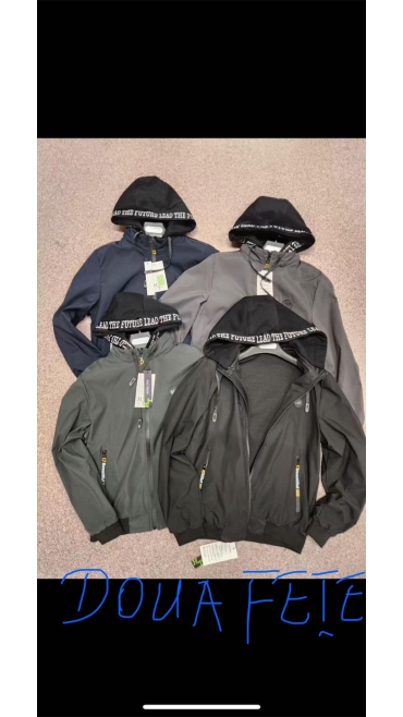 jacheta barbati 2 fete l-4xl 5/set