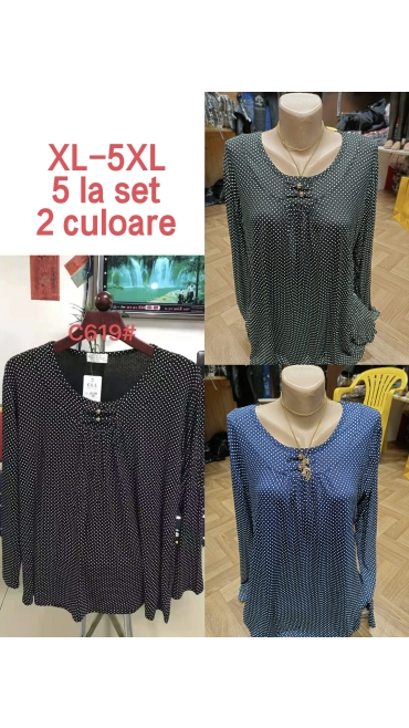bluza dama xl-5xl 5/set