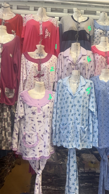 pijama dama xl-5xl 5/set