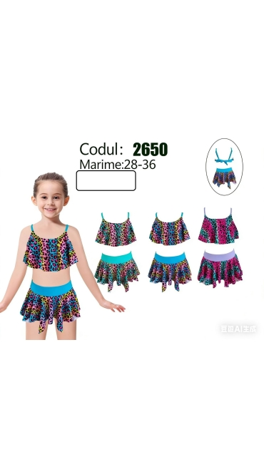 costum baie fete 28-36 5/set