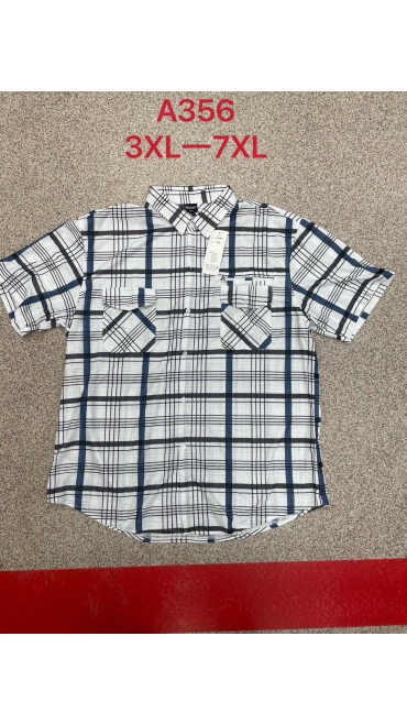 camasa barbati maneca scurta 3xl-7xl 5/set