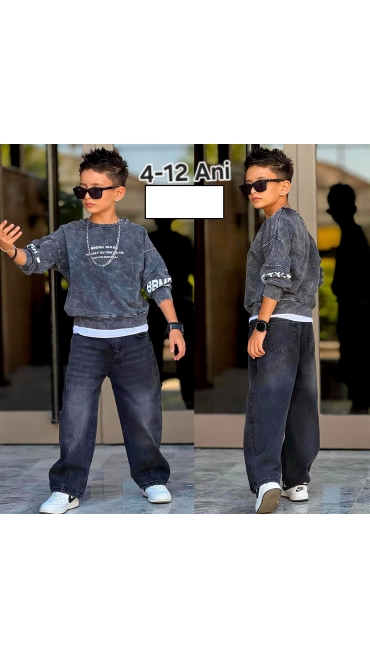compleu baieti 4-12 ani 5/set