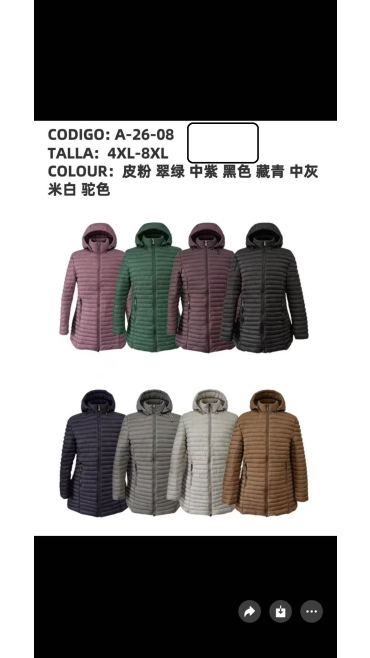 geaca dama 4xl-8xl 5/set