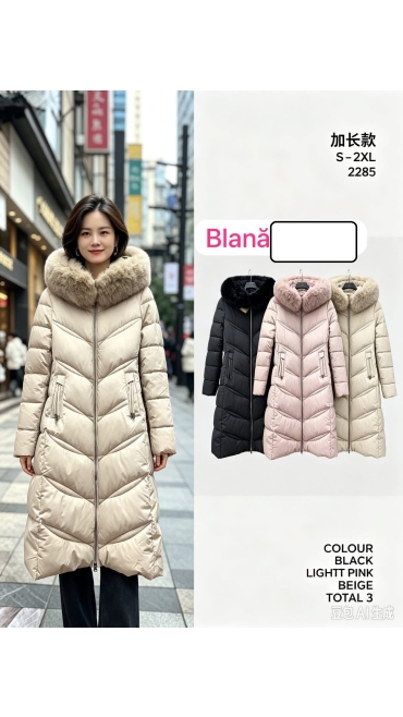 geaca dama blana s-2xl 5/set