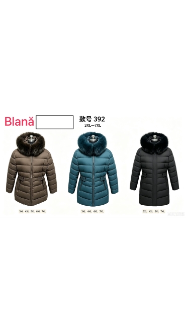geaca dama blana 3xl-7xl 5/set