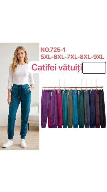 pantaloni dama catifea vatuiti 5xl-9xl 5/set
