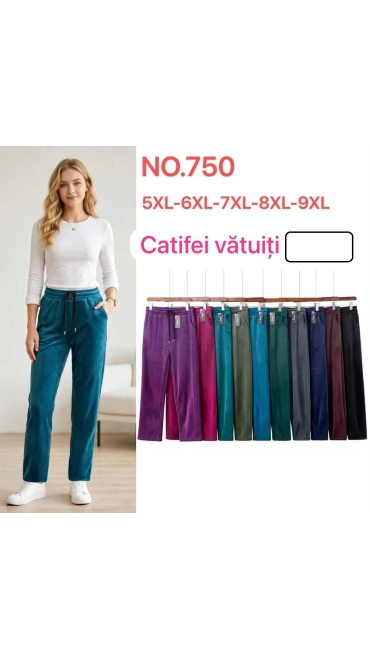 pantaloni dama catifea vatuiti 5xl-9xl 5/set