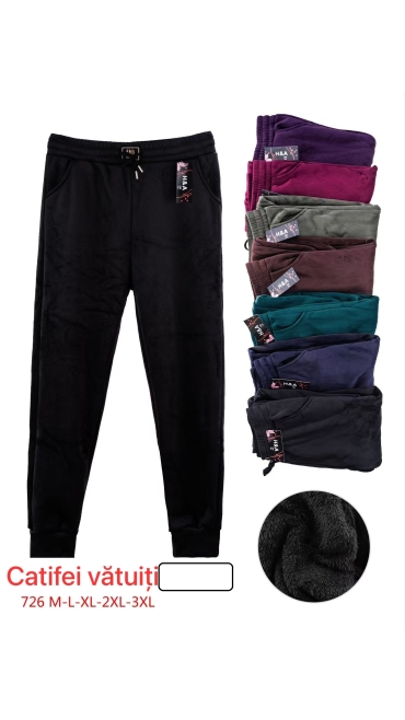 pantaloni dama catifea vatuiti m-3xl 5/set