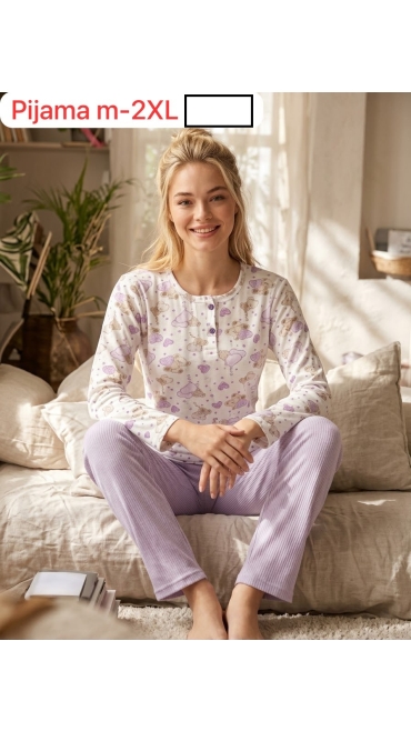 pijama dama m-2xl 4/set