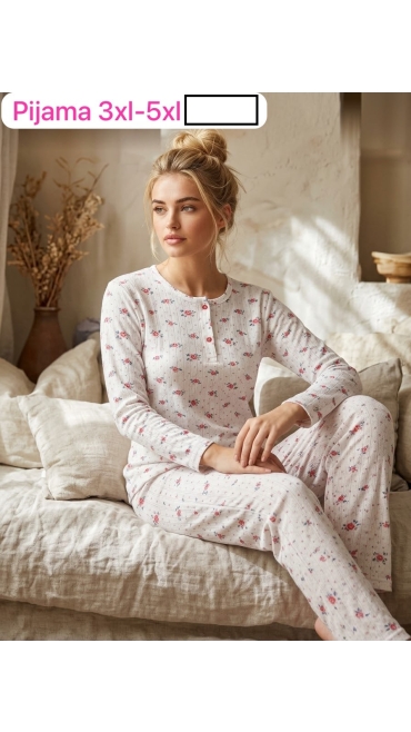 pijama dama 3xl-5xl 4/set