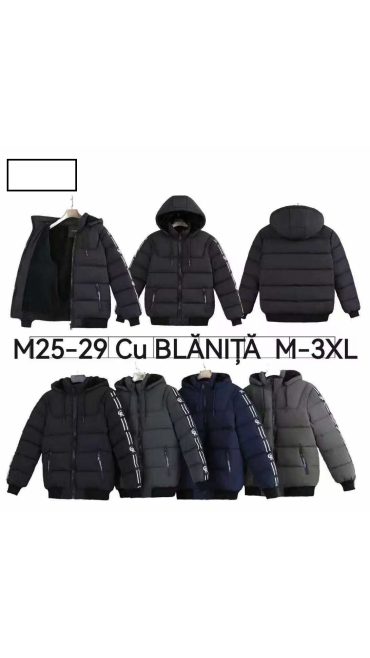 geaca barbati blana m-3xl 5/set