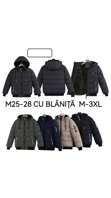 geaca barbati blana m-3xl 5/set