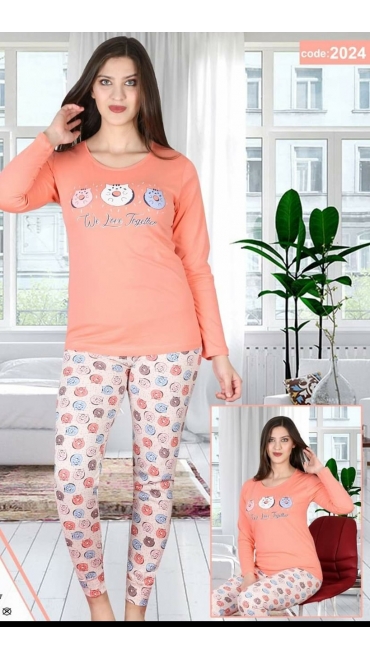 pijama dama s-2xl 5/set