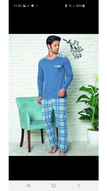 pijama barbati s-2xl 100% bbc 5/set