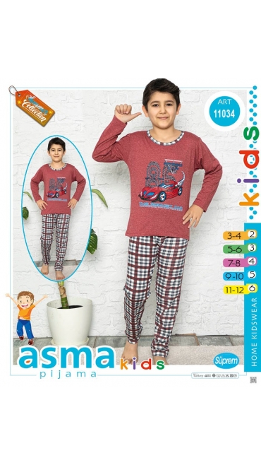 pijama copii 2-6 ani 5/set