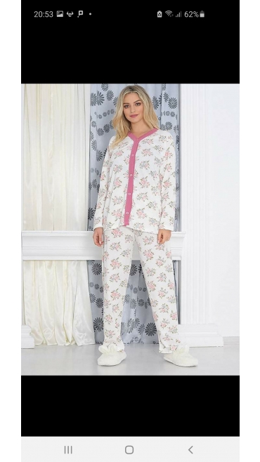 pijama dama baki batal 100% bbc l-3xl 4/set