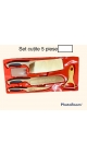 set cutite 5 piese 2/set