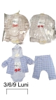 costum bebe 3-9 luni 3/set