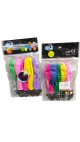 Set de 5 baloane luminoase cu lumină LED colorată - Engros
