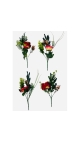 Buchet de flori cu 5 fire 37 cm, diverse culori Engros
