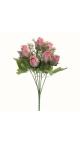 Buchet Trandafiri din Flori Artificiale, 7 capete, 35 cm - Engros