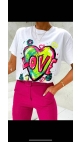 tricou dama 4/set