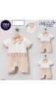 costum bebe 0-9 luni 3/set