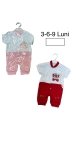 compleu copii 3-9 luni 3/set