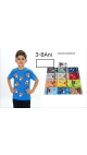 tricou baieti 3-8 ani 6/set