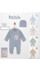 costum bebe 6-12 luni 3/set