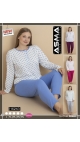 pijama dama l-4xl 5/set
