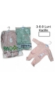 costum bebe catifea 3-9 luni 3/set