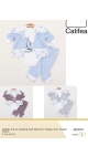 compleu copii catifea 3-9 luni 3/set