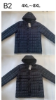 geaca barbati blana 4xl-8xl 5/set