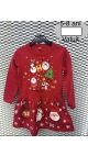 rochie fete craciun vatuita 5-8 ani 4/set