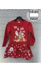 rochie fete craciun vatuita 5-8 ani 4/set